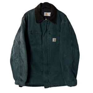 VTG USA Carhartt Quilt Lined Green Coat XL